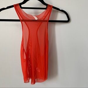 Free People Mesh Tank Top‎ Size XS